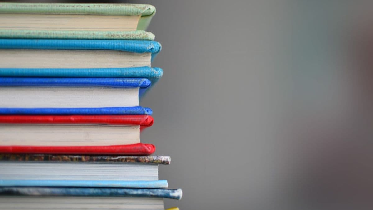 shallow focus photography of books